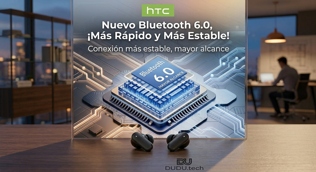 Audífonos con Traductor IA en Tiempo Real - Pantalla Táctil
